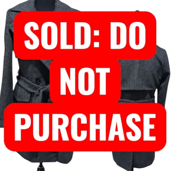 Lucky Brand Jackets & Blazers - SOLD DO NOT PURCHASE OR ACCEPT OFFER Lucky Brand Wool Blend Belted Trench Coat